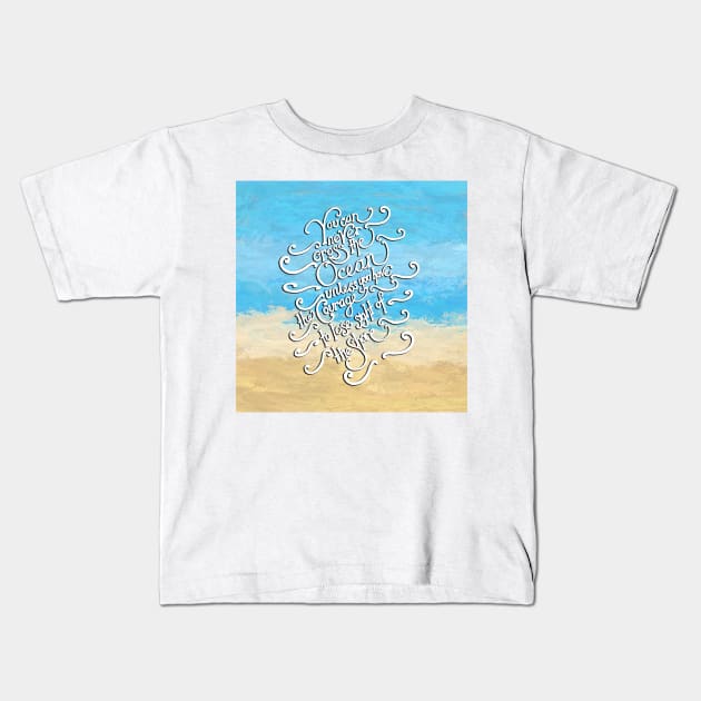 Summer Inspiration Kids T-Shirt by Makanahele